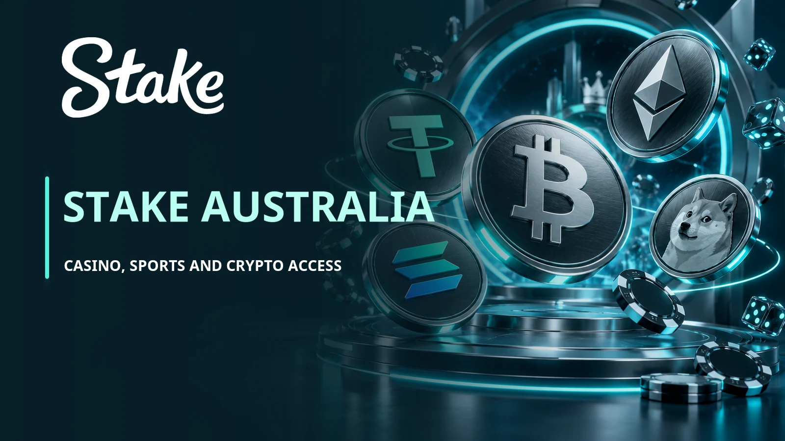 Stake Australia casino, crypto and sports access